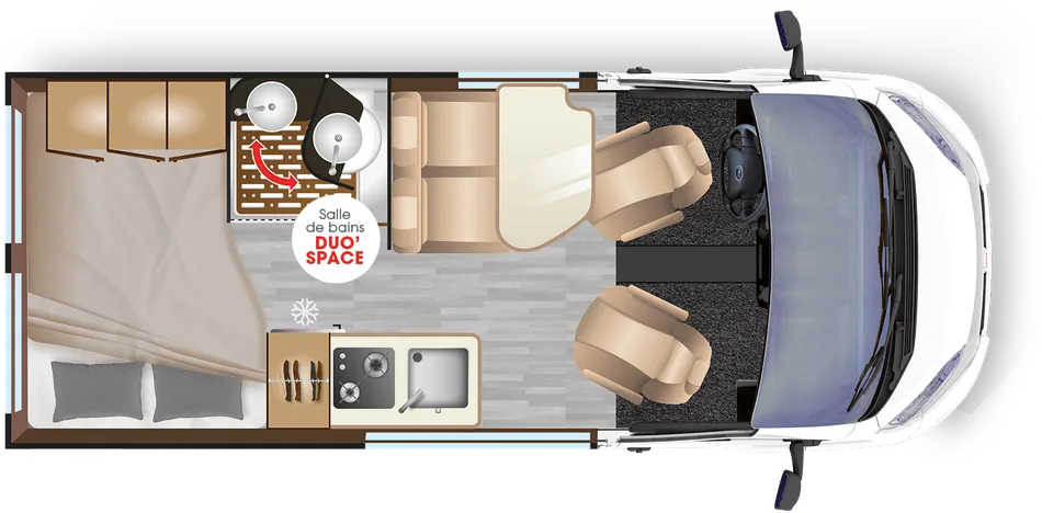 Dreamer D43 Select Grundriss