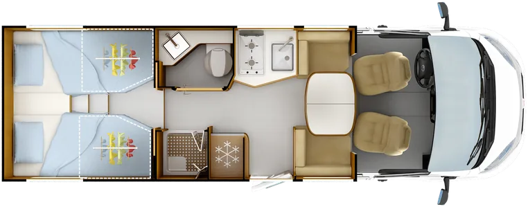 Rapido C66 · NEU Grundriss